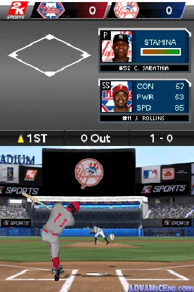 Major League Baseball 2K11 (USA) screen shot game playing